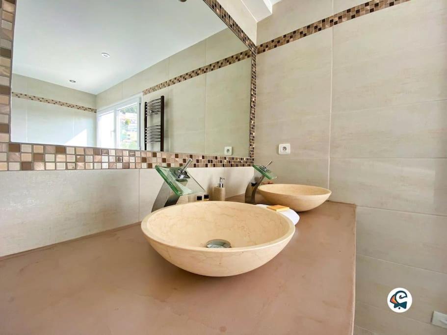 Magnifique Villa Piscine Proche Nice La Trinité Zewnętrze zdjęcie